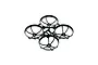 A black BetaFPV drone frame with four integrated propeller guards, shown from a high-angle perspective against a white background.