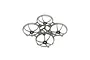 A clear grey BetaFPV drone frame with four integrated propeller guards, viewed from a high angle against a white background.