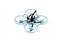 BetaFPV Air75 II brushless FPV drone featuring a light blue frame, four propellers, and a central camera module on a white background.
