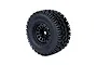 Method RC 3.8" Geoform Belted All-Terrain Tyres on Black Array Wheels - Glued Wheels 2Pcs MTD1026V2
