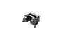 A black CaddxFPV GM011-HD gimbal unit for RC drones shown against a black background.