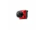 CaddxFPV Ratel 2 analog FPV camera in red, featuring a prominent black lens and square housing against a white background.