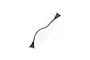 A 90mm Walksnail coaxial cable for FPV drones, featuring black connectors at both ends and a flexible grey cable.