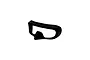 A black foam face pad for Walksnail Avatar Goggles X, featuring a wide, contoured design with a nose cutout.