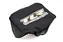 A black TLR branded square air filter cover for RC vehicles, featuring the white and gold Team Losi Racing logo on top.