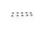 TLR 3mm Silver Steel Nyloc Nuts 10Pcs TLR6313