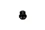 A black RGT axle housing cover with copper-colored edges, isolated on a white background.