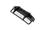 A black plastic front bumper for an RGT RC crawler vehicle, shown from a high angle against a white background.