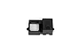 A black plastic RGT receiver mount box for an RC car, shown from a top-down perspective against a white background.