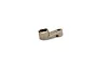 A single-arm metal servo horn for RC vehicles against a white background.