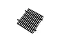 A black plastic RC roof rack accessory for RGT vehicles, shown from a top-down perspective against a white background.