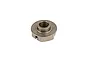 A gunmetal grey Rovan aluminium disc brake hex component for RC vehicles.