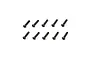 Ten black metal button head screws arranged in two rows of five against a white background.