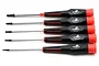 A set of five Dynamite hex drivers ranging from 1.5mm to 4.0mm with black and red handles, arranged horizontally on a white background.