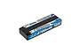 Reedy Power 7.4V 6700mAh 160C hard case LiPo battery resting at an angle on a plain white background.