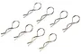 HSP 1mm Silver Body Pins 8Pcs 82832