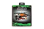 DDA Collectables 253/308 V8 Engine Kit packaging showing an assembled and painted engine model against a green and dark hexagonal background.