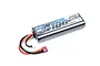 LRP Antix 7.4V 4100mAh 50C 2S Hard Case LiPo Battery with Deans style connector and balance plug on a white background.