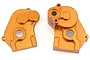 HSP RC4/Kulak Orange Aluminium Gearbox Case 680001