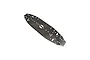 RC Maker carbon fibre main chassis plate viewed from above on a white background, featuring numerous machined screw holes and cutouts.