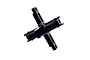 RC Maker black aluminium spool housing shown from an angled perspective against a clean white background.