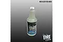 A bottle of CowRC MOO-Kleen Tire Wash cleaner with a white cap against a gray background.