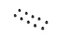 A set of ten dark metal serrated wheel nuts arranged on a plain white background.