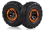 HSP 1.9" Kulak Soft Off Road Tyres on Black Rims - Beadlocked Wheels 2Pcs 68023