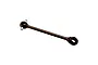 RC Maker front driveshaft on a plain white background, showing a brown metal shaft with joint pins.