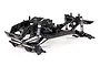 Axial SCX10 III builder kit RC rock crawler chassis unpainted without body against a white background