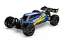 Studio shot of the UDI Gleam Mid blue 1/12 scale 4WD electric RC buggy on a white background.