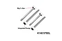 GPM Carbon Steel Shock Shafts 4Pcs MAKMDP-OC