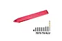 GPM Aluminium Rear Skid Plate Brace in red, accompanied by installation screws, a locknut, and a drill bit.
