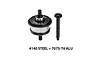 GPM Steel & Aluminium 13T/43T 1Mod Complete Centre Differential - Silver LMT1343S/CS-S