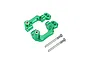 GPM Aluminium Hub Carriers in green with two metal screws displayed on a clean white background.
