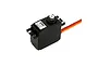 E-Flite MG Mini 26g Servo shown against a clean white background with its attached wires and output gear.