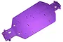 HSP Purple Aluminium Off Road Chassis 04001B