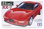 Tamiya 1/24 scale Mazda Efini RX-7 plastic model kit box art featuring a bright red sports car.