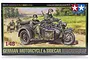 Tamiya 1/48 German Motorcycle & Sidecar Scaled Plastic Model Kit 32578