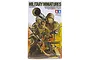 Tamiya 1/35 scale U.S. Gun & Mortar Team plastic model kit box art featuring illustrations of soldiers with military equipment.