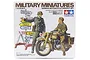 Tamiya 1/35 German Motorcycle Orderly Set Scaled Plastic Model Kit 35241