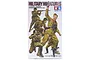 Tamiya 1/35 scale Russian Assault Infantry (1941-1942) plastic model kit box art showing five soldiers in combat poses.