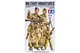 Tamiya 1/35 scale German Africa Corps Luftwaffe Artillery Crew plastic model kit box art showing several soldiers in uniform.
