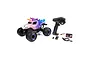 Losi Mini LMT Sparkle Smash RC Monster Truck 1/18 scale RTR with controller, battery, and USB charger.