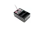 FlySky R11P 2.4GHz 11-channel radio receiver shown from an angled perspective against a white background.