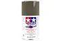 A 100ml spray can of Tamiya AS-6 Olive Drab (USAAF) aircraft paint, featuring the Tamiya logo and an illustration of a fighter plane on a white background.