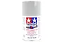 A 100ml spray paint can of Tamiya AS-11 Medium Sea Grey for aircraft models, featuring the Tamiya logo and warning labels on a white background.
