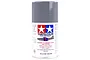 A 100ml can of Tamiya AS-27 Gunship Grey 2 spray paint for aircraft models, featuring the Tamiya logo and safety warnings on a white background.