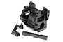HPI Savage composite gearbox case and bulkhead set components on a white background.