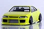 Pandora RC 1/10 Nissan Skyline ECR33 BN Sports Unpainted Body Shell - Clear PAB-4166